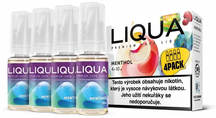 liqua cz elements 4pack menthol 4x10ml mentol