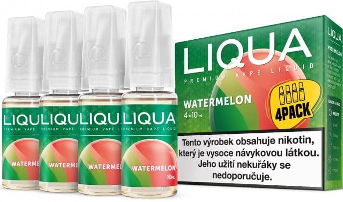 Liquid LIQUA CZ Elements 4Pack Watermellon 4x10ml-6mg (Vodní meloun)