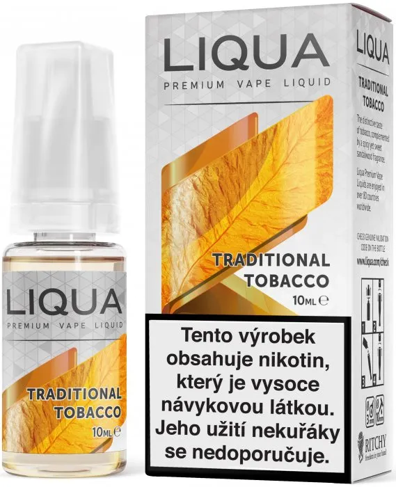 liqua cz elements traditional tobacco 10ml tradicni tabak