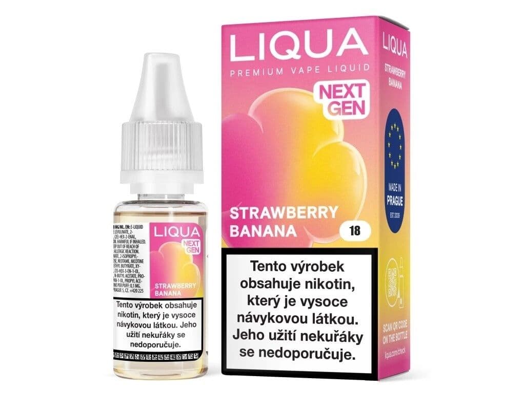 Liqua NEXT GEN Strawberry Banana Ovocné e-liquidy - hlavní obrázek