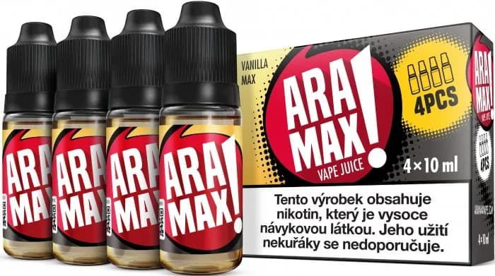 aramax 4pack vanilla max 4x10ml