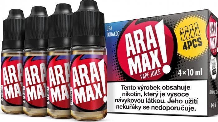 Liquid ARAMAX 4Pack USA Tobacco 4x10ml-18mg