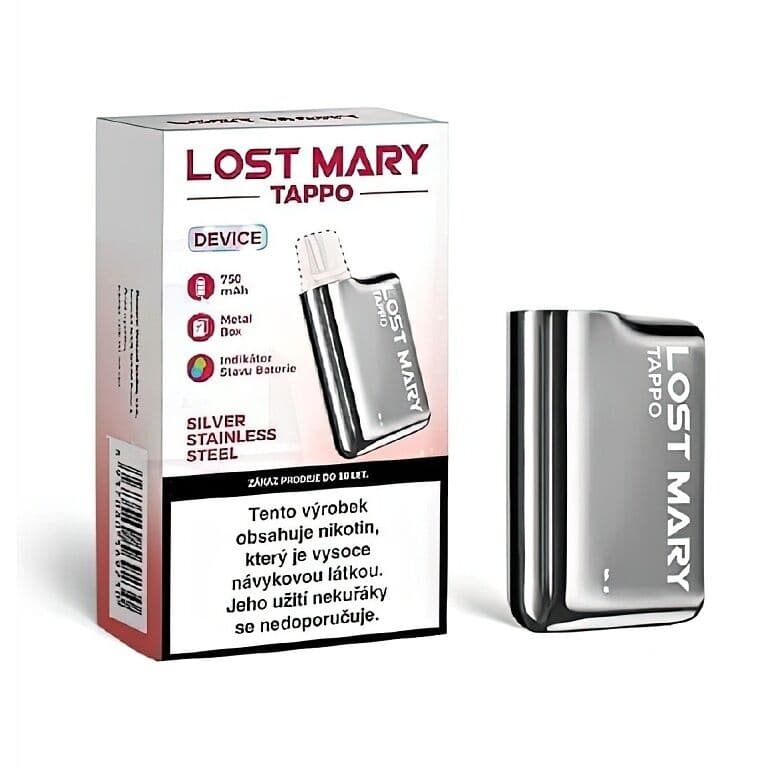 Lost Mary Tappo Air Baterie 750mAh Metal Silver Elektronické cigarety - hlavní obrázek