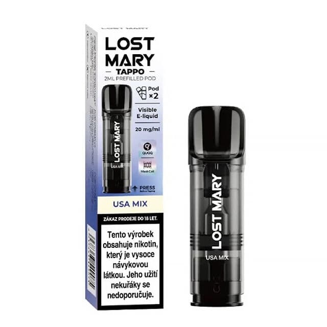 Lost Mary Tappo Pod přednaplněná Cartridge USA Mix Elektronické cigarety - hlavní obrázek