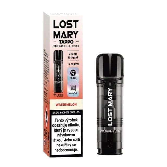 Lost Mary Tappo Pod přednaplněná Cartridge Watermelon Elektronické cigarety - hlavní obrázek