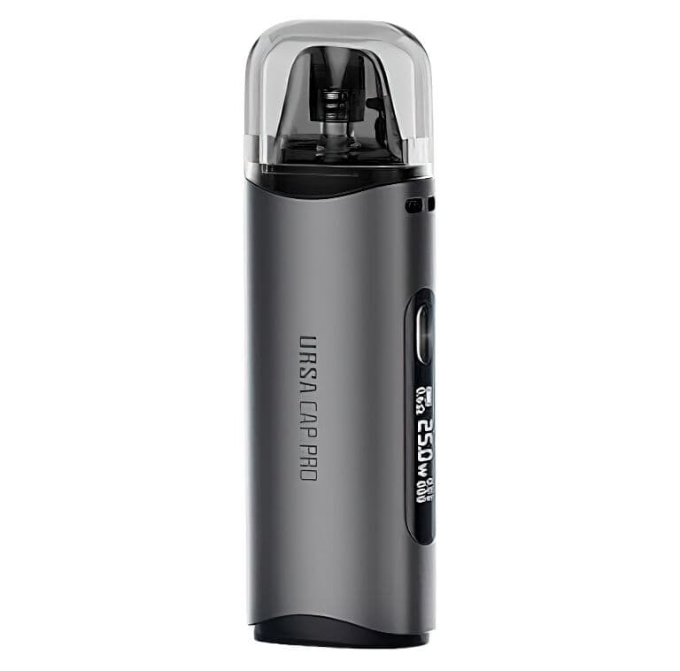 Lost Vape Ursa Cap Pro šedá varianta s matným povrchem a čistými liniemi pro elegantní vzhled