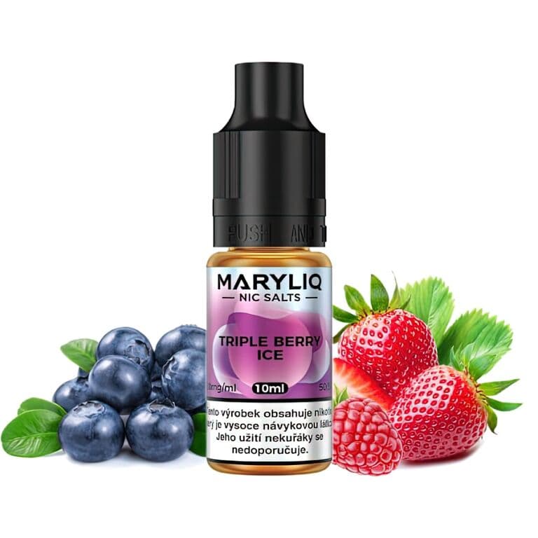 Maryliq Salt e-liquid Triple Berry ICE Salt e-liquidy - hlavní obrázek