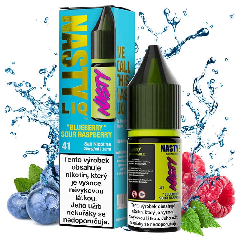 Nasty LIQ Salt e-liquid Blueberry Sour Raspberry Salt e-liquidy - hlavní obrázek