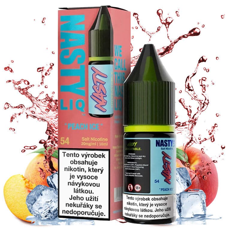 Nasty LIQ Salt Peach ICE Salt e-liquidy - hlavní obrázek