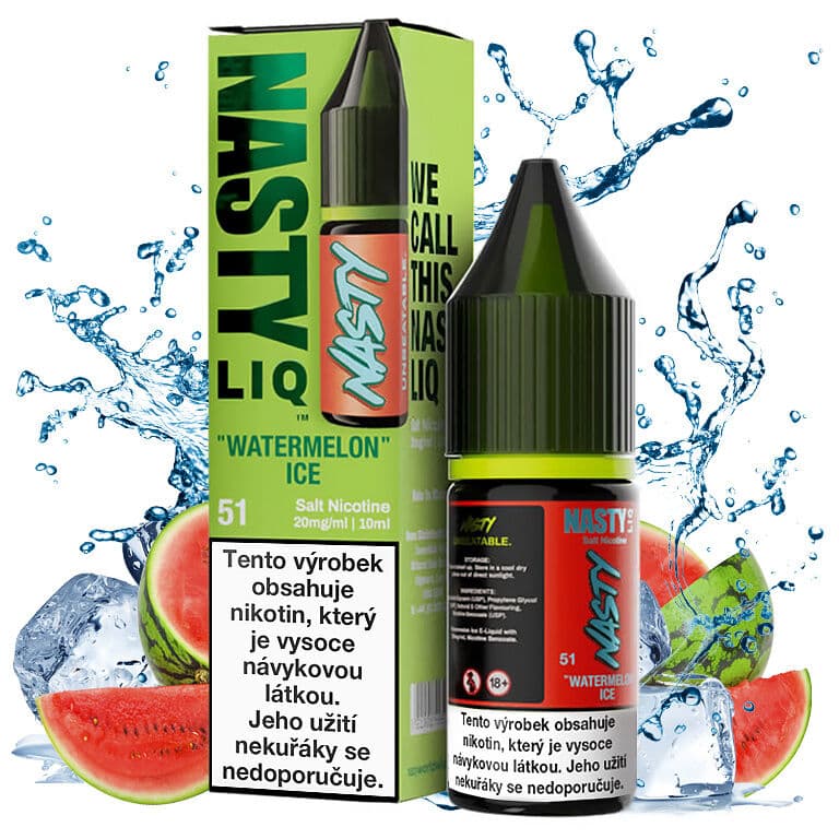Nasty LIQ Salt Watermelon ICE Salt e-liquidy - hlavní obrázek