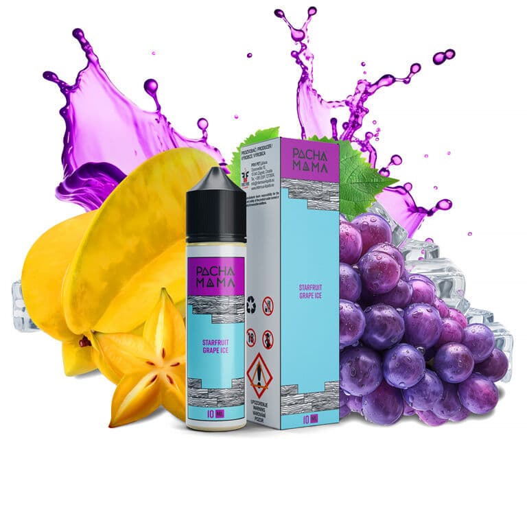 Pacha Mama S&V Starfruit Grape ICE Příchutě - hlavní obrázek