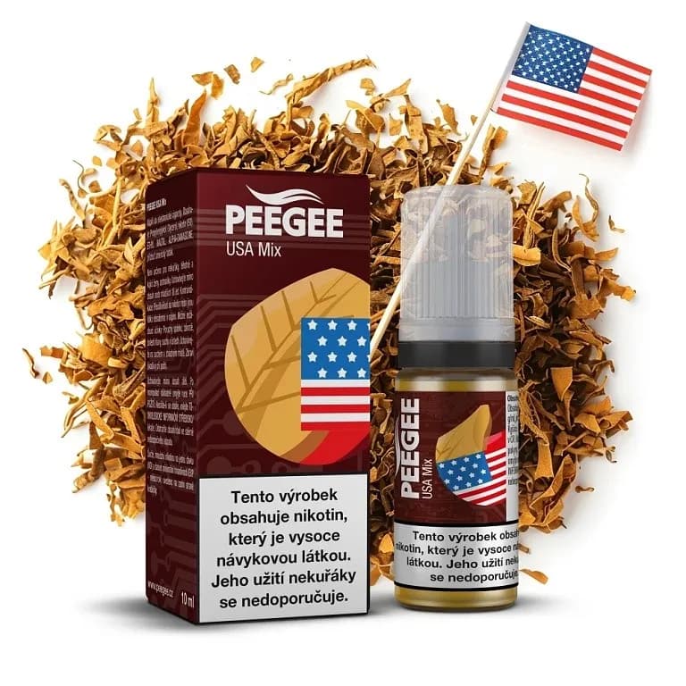 PEEGEE USA Mix Tabákové e-liquidy - hlavní obrázek