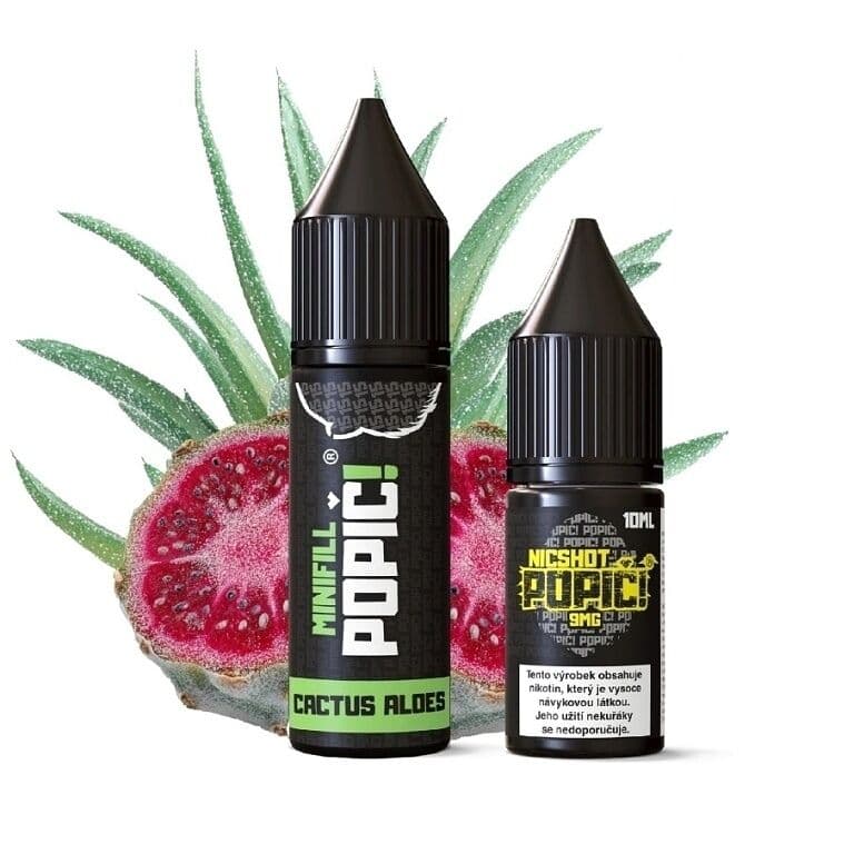 POPIČ! MiniFill 2v1 Cactus Aloes 15ml 6mg