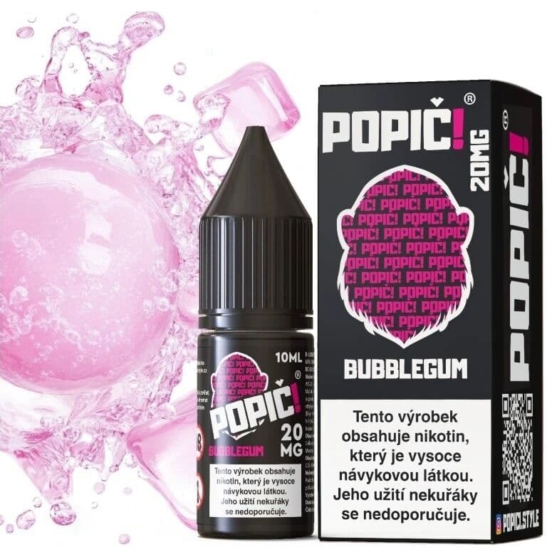 Popič! Salt e-liquid Bubblegum Salt e-liquidy - hlavní obrázek