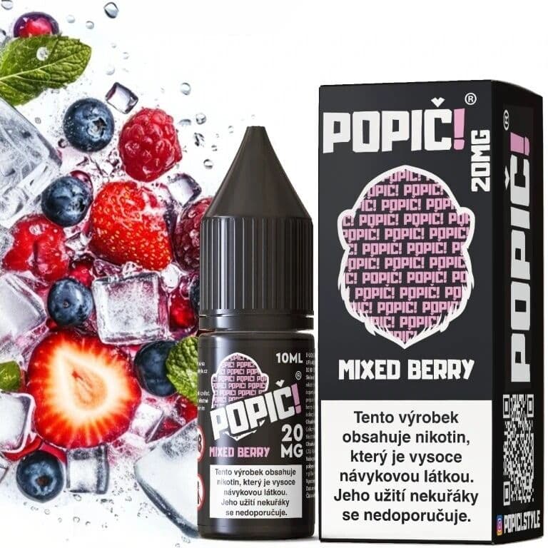 Popič! Salt e-liquid Mixed Berry Salt e-liquidy - hlavní obrázek