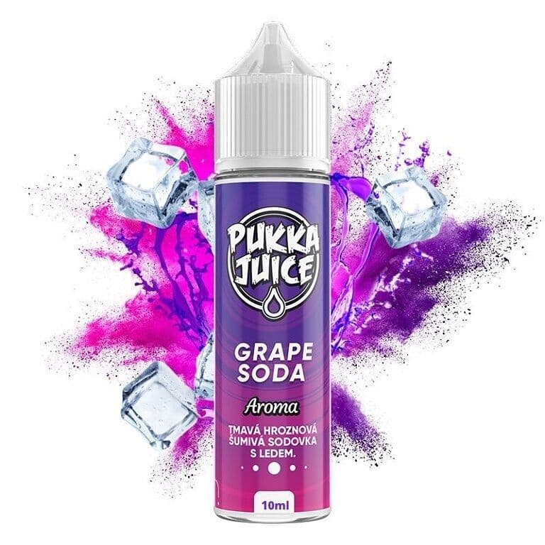 Pukka Juice Shake & Vape Grape Soda Příchutě - hlavní obrázek