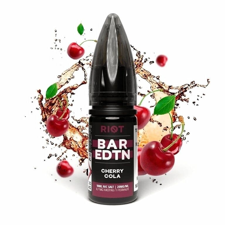 Riot BAR EDTN Salt e-liquid Cherry Cola Salt e-liquidy - hlavní obrázek