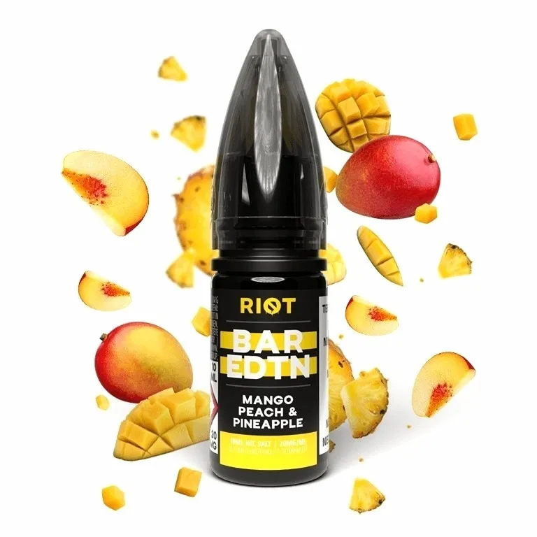 Riot BAR EDTN Salt e-liquid Mango Peach Pineapple Salt e-liquidy - hlavní obrázek
