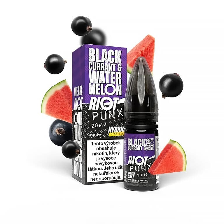 Riot SALT Hybrid Blackcurrant Watermelon Salt e-liquidy - hlavní obrázek