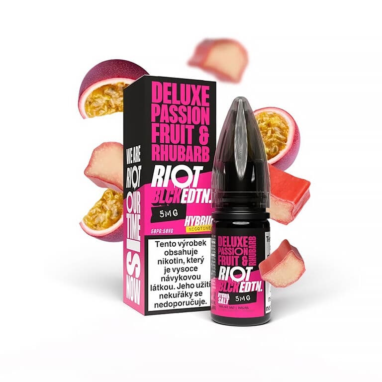 Riot SALT Hybrid Deluxe Passionfruit & Rhubarb Salt e-liquidy - hlavní obrázek