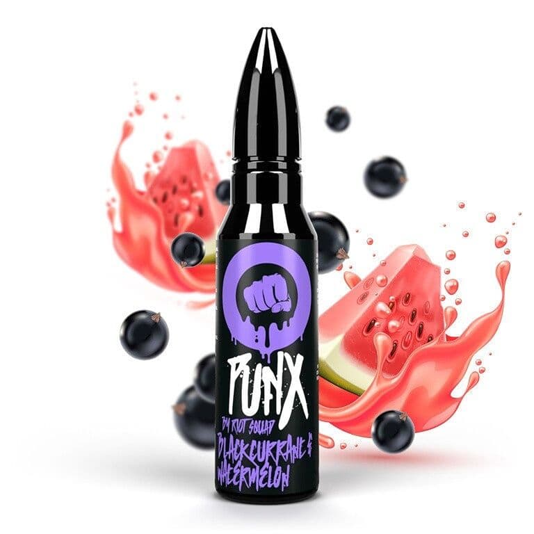 Riot Squad - Punx - Shake & Vape - Černý rybíz, vodní meloun - 20ml