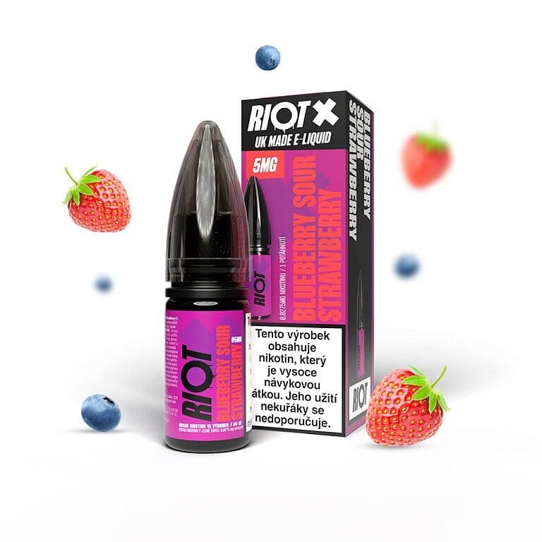 Riot X Salt Blueberry Sour Strawberry 5mg