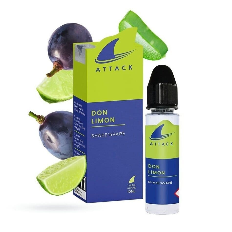 Shark Attack S&V Don Limon Příchutě - hlavní obrázek