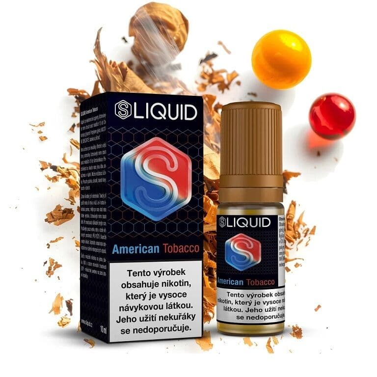 SLIQUID American Tobacco (Americký tabák) Tabákové e-liquidy - hlavní obrázek