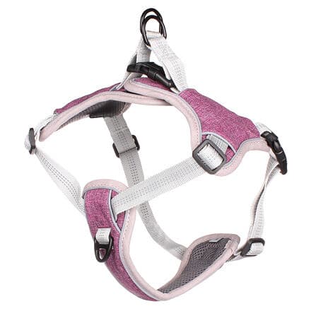 Mesh postroj pro psy fialová (Rozměr M)