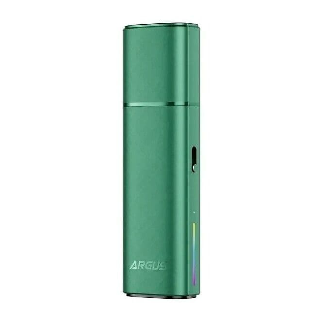 Voopoo Argus Klyc v zelené barvě s lesklým povrchem a intuitivní LED indikací baterie
