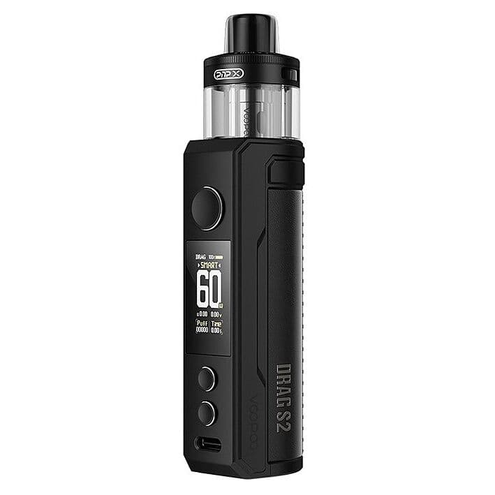 Voopoo Drag S2 Pod Kit 2500mAh Spray Black Elektronické cigarety - hlavní obrázek