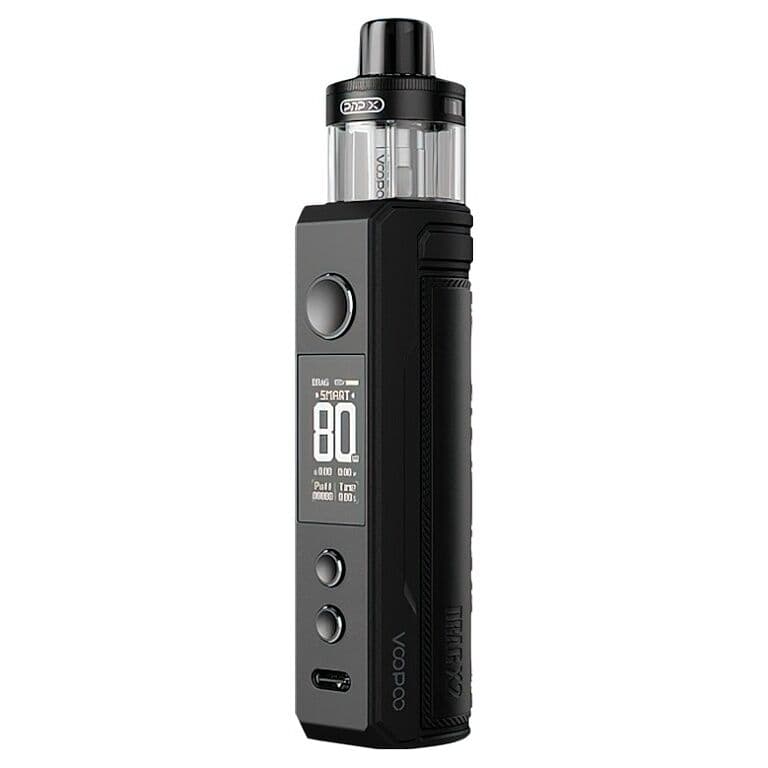 VooPoo Drag X2 Pod Kit 80W Spray Black Elektronické cigarety - hlavní obrázek