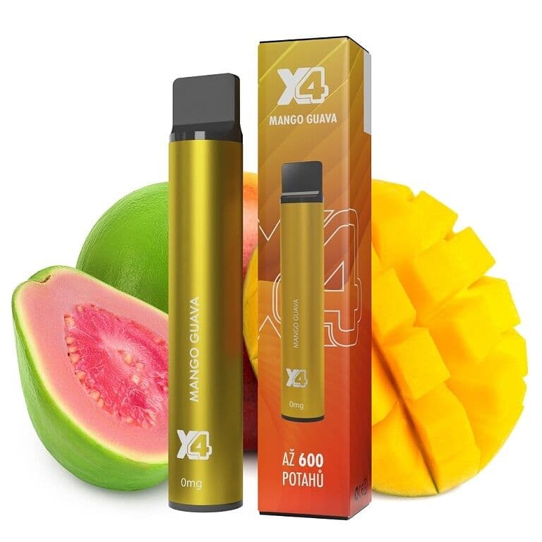 X4 Bar ZERO Mango Guava Elektronické cigarety - hlavní obrázek