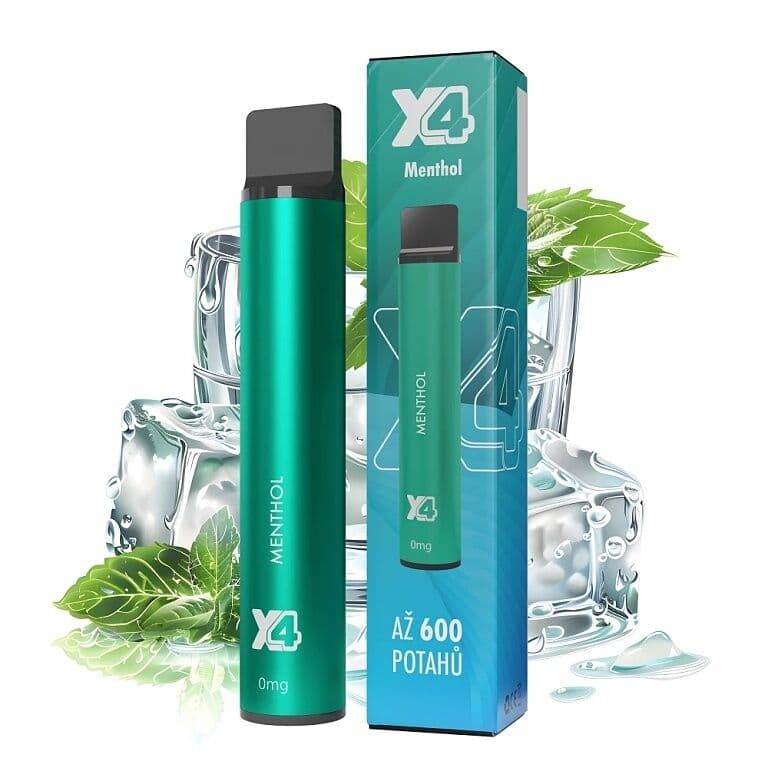 X4 Bar ZERO Menthol Elektronické cigarety - hlavní obrázek