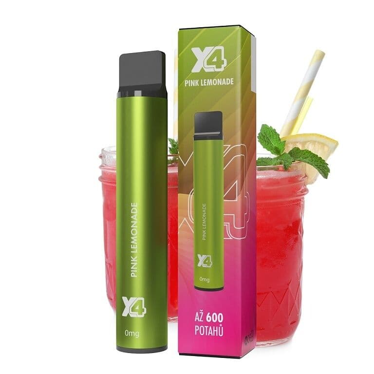 X4 Bar ZERO Pink Lemonade Elektronické cigarety - hlavní obrázek