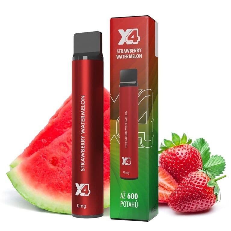 X4 Bar ZERO Strawberry Watermelon Elektronické cigarety - hlavní obrázek