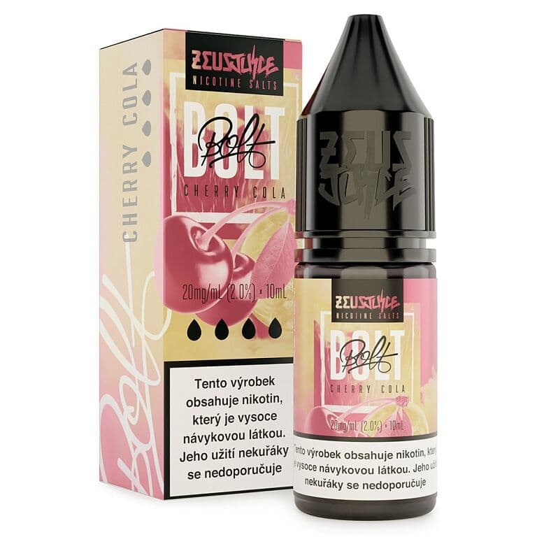 Zeus Juice BOLT Salt E-liquid Cherry Cola Salt e-liquidy - hlavní obrázek