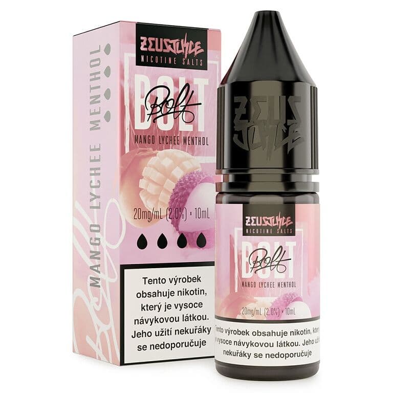 Zeus Juice BOLT Salt E-liquid Mango Lychee Menthol Salt e-liquidy - hlavní obrázek