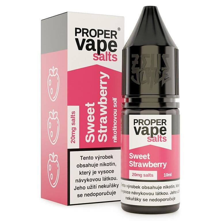 Zeus Juice Proper Vape Salt E-liquid Sweet Strawberry Salt e-liquidy - hlavní obrázek
